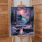 Snow Mountain Paint by Numbers Kit for Adults Beginner Waterfall Adult Paint by Number Kits On Canvas River Cabin Oil Painting Kit for Adults Kits for Gift Home Wall Decor 16x20 Inch